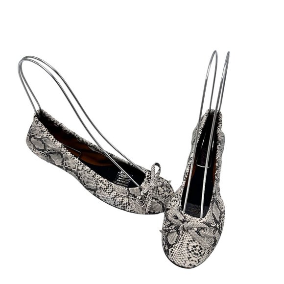 Sidekicks Ballet Snake Reptile Print Comfort Slippers 5-6.5 - Picture 2 of 9